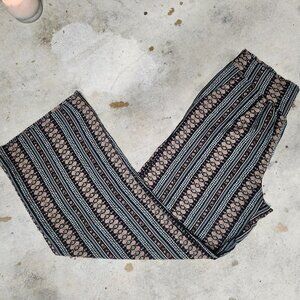 ☀️Target Xhilaration☀️ Bohemian Tribal Print Wide Leg Hippie Pants S